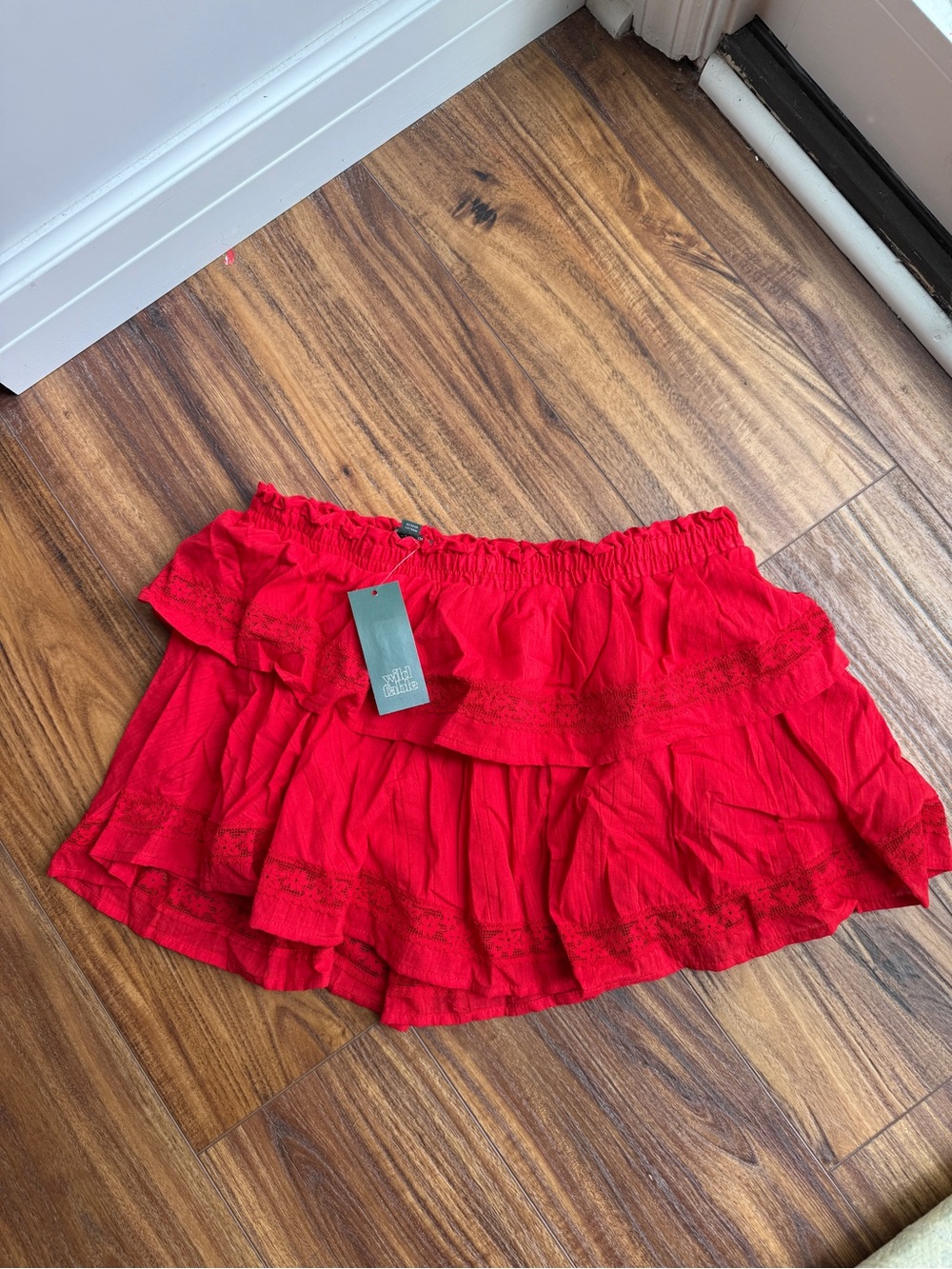 NWT Wild Fable eyelet skort